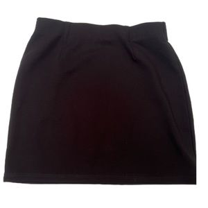 Black Mini Skirt - Size M